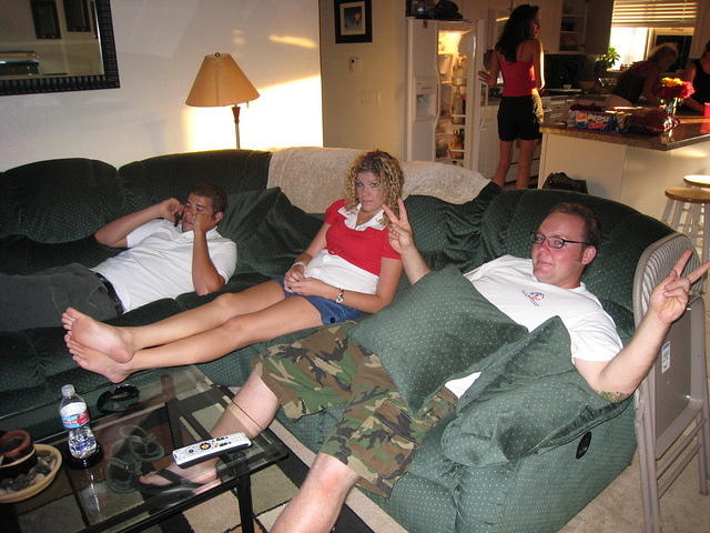 waiting for the fireworks to begin