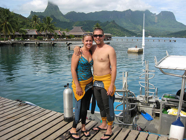 just finished our first dive on Moorea 