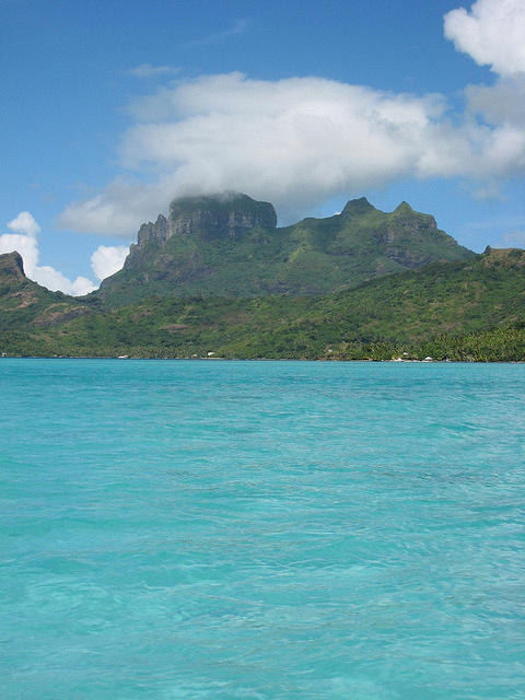 the water is so clear