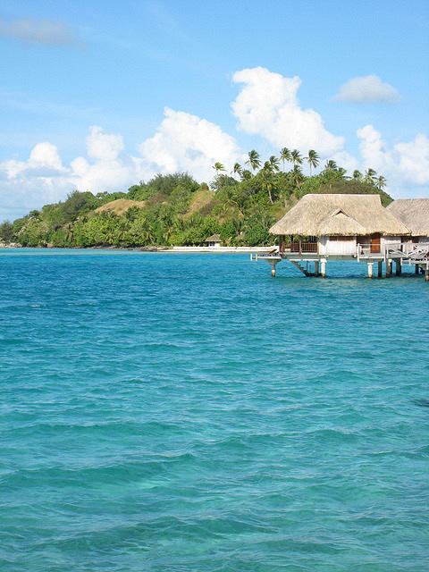 view from our bungalow