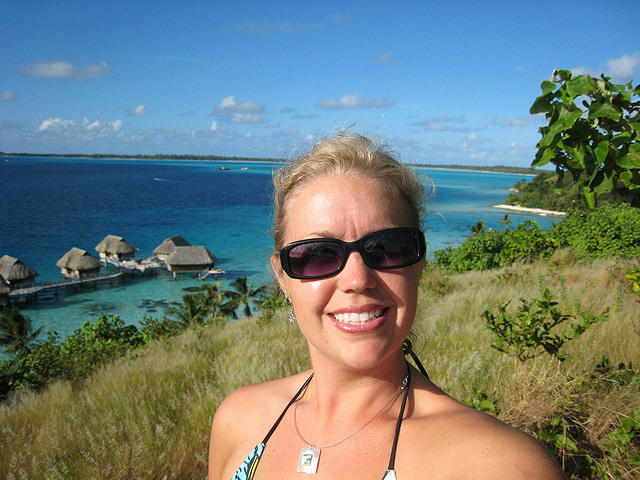 me at the top of our Motu