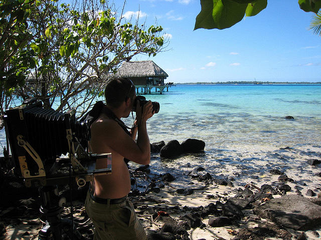 jason taking pictures