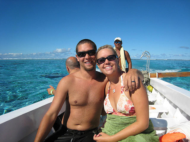 just finished swimming with sharks