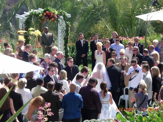Daddy walking me down the isle