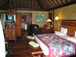 Our overwater bungalow bedroom